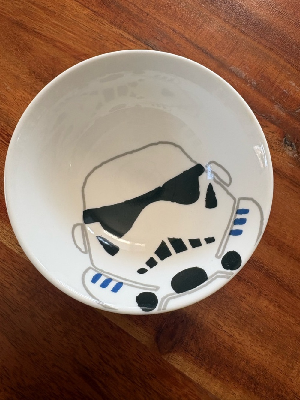 White Star Wars Stormtrooper Ceramic Bowl